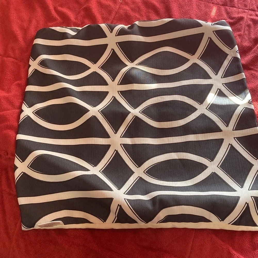 Modern Black and White Pillow Cover pair